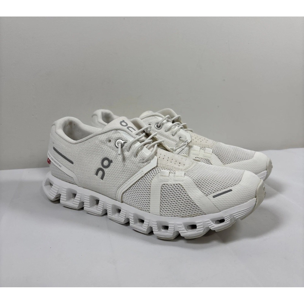 Size 8 - On Cloud 5 Womens Undyed White Running Shoes Sneakers 59.98373